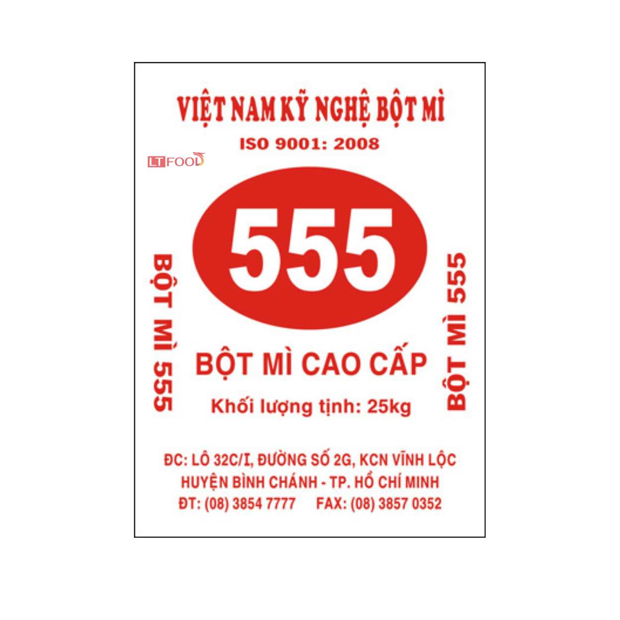 Bột mì 555 đỏ