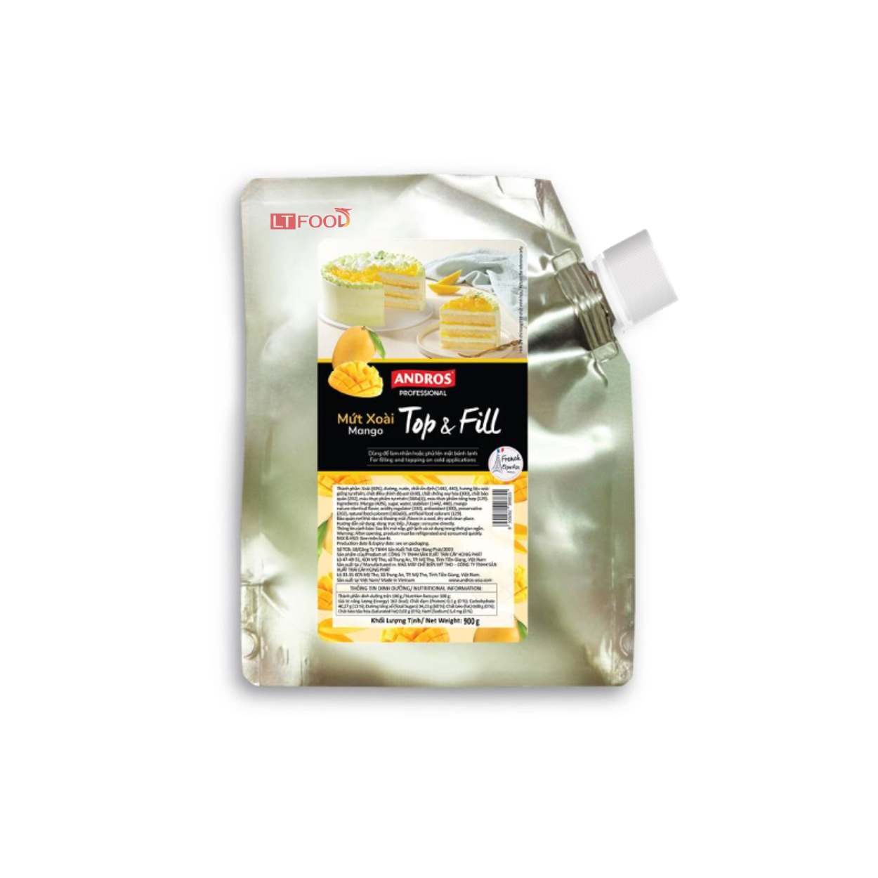 Top & Fill mứt xoài 900gr