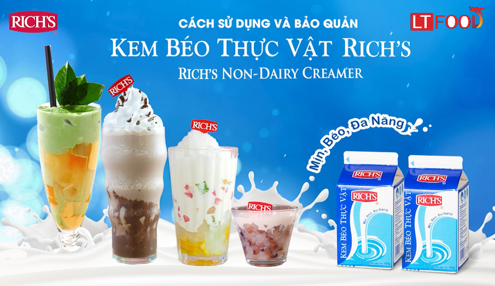 Kem béo thực vật – NONDAIRY CREAMER