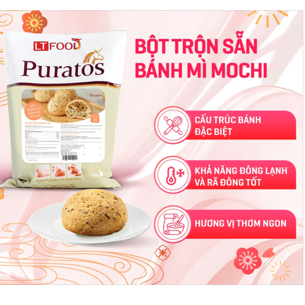 Bột trộn  Mochi 1kg